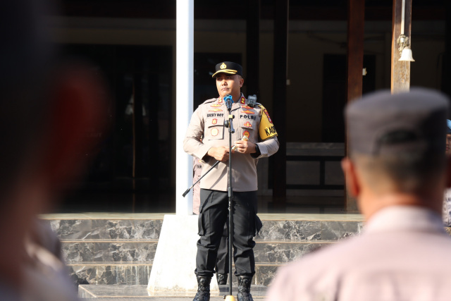 Kapolres Tala Tekankan Pelayanan Humanis, Integritas Jadi Kunci Jaga Kepercayaan Publik