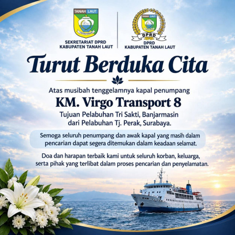 DPRD Tala Sampaikan Duka Mendalam untuk Korban Tragedi KM Virgo Transport 8