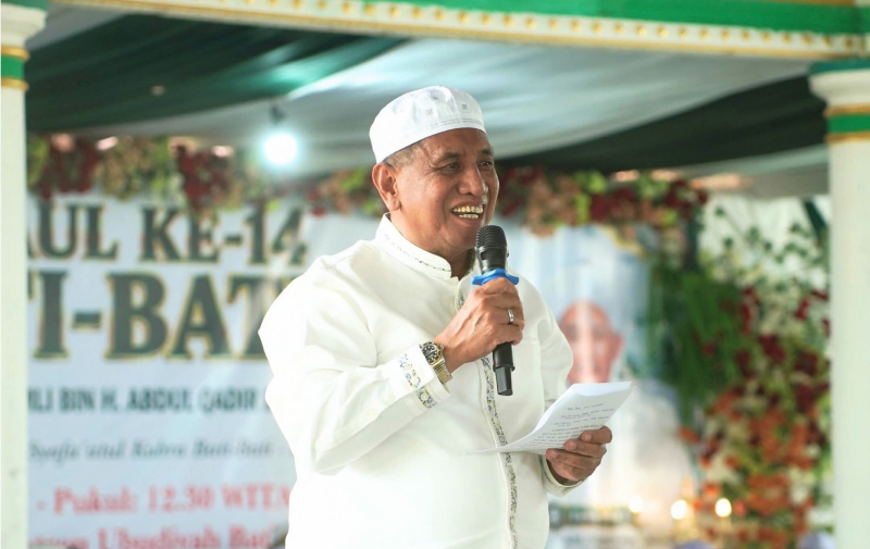 Wabup H Uli  Hadiri Haul ke-14 Pendiri Ponpes Ubudiyah, Ajak Masyarakat Teladani Perjuangan Ulama