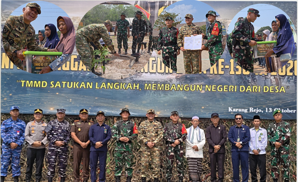 TMMD ke-130 di Karang Rejo Bangun Jalan hingga Sumur Bor, Bupati H Rahmat Sebut Percepat Pembangunan