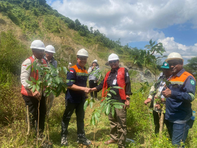 PD Baratala Tanam Pohon Penghijauan, Targetkan Lahan Tambang Kembali Hijau