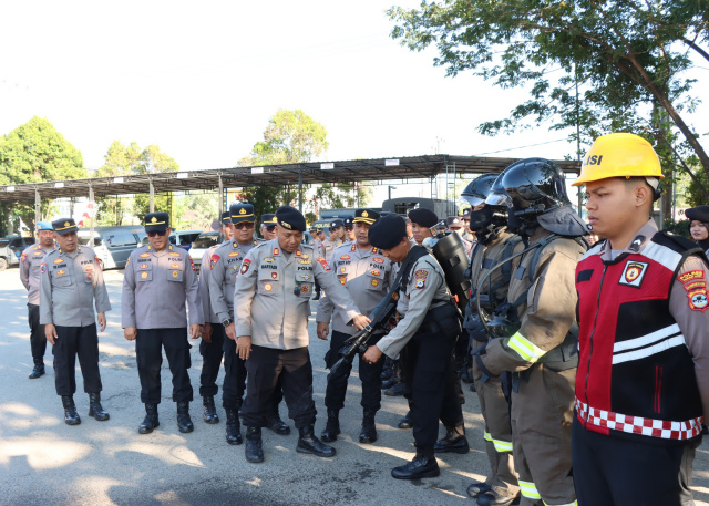 Sebelum Api Membesar, Polres Tanah Laut Siapkan Personel Turut Tangani Karhutla