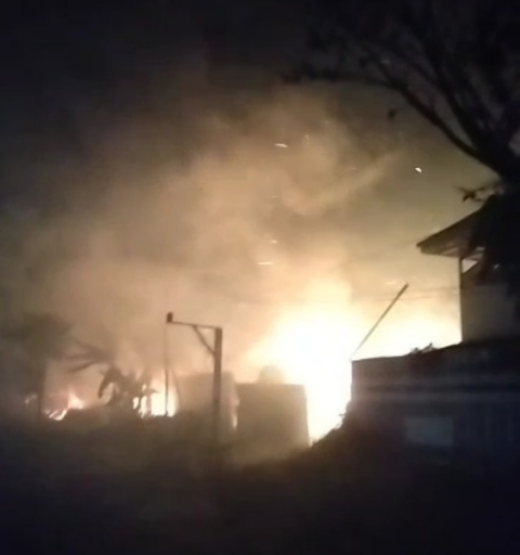 Mes PLTU di Asam-Asam Terbakar, Api Berhasil Dipadamkan dalam Sejam