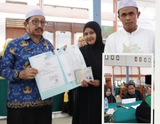 Puluhan Pasangan di Aranio Dapat Itsbat Nikah Gratis, Dokumen Keluarga Langsung Lengkap