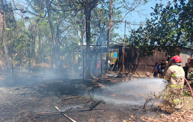 Gudang Terbakar di Gang Mawar, Kerugian Ditaksir Rp1 Juta