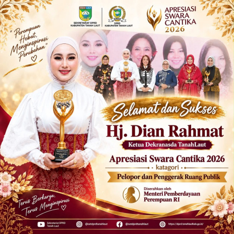 DPRD Tala Apresiasi Penghargaan Hj Dian Rahmat, Dorong Ruang Perempuan Makin Berdaya
