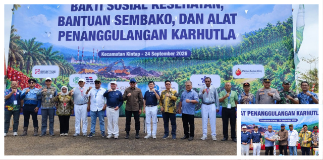 Tujuh Perusahaan Bersama Bantu Warga Kintap Terdampak Asap Karhutla, Bupati H Rahmat Apresiasi Tinggi