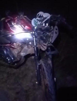 Breaking News: Dua Motor Adu Banteng di Jalur Pelaihari-Kintap, Dua Pengendara Luka