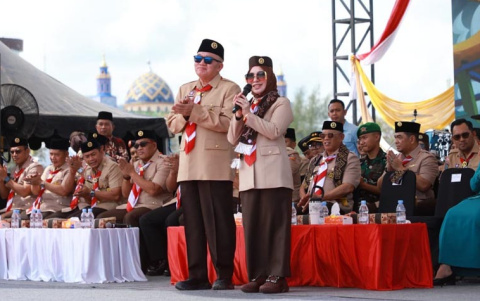Peringatan Hari Pramuka ke-65 di Kotabaru, H Muhidin Tekankan Penguatan Karakter Generasi Muda