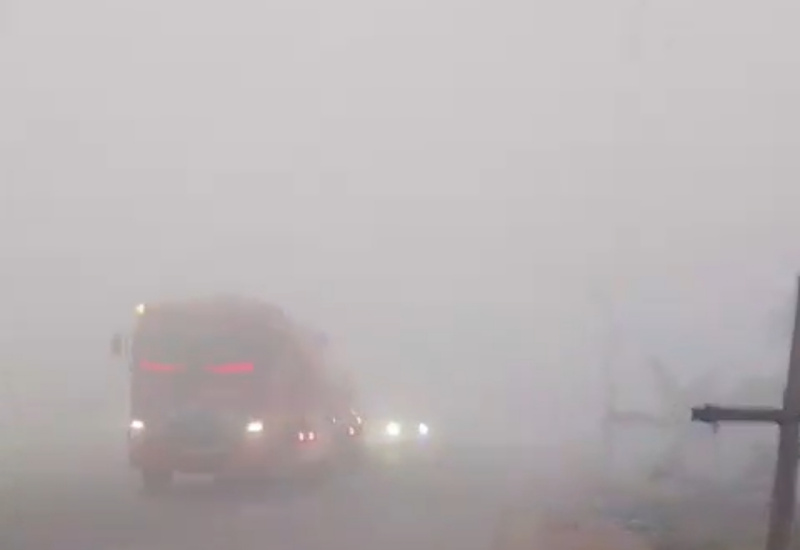 Kabut Asap Kembali Kepung Perbatasan Tala-Banjarbaru. Kawasan Bondong Gunung Raja Juga Berkabut Tebal