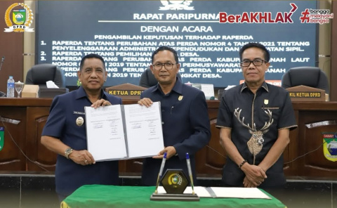 DPRD Tala Ambil Keputusan Empat Raperda, Atur Administrasi Kependudukan hingga Pemerintahan Desa
