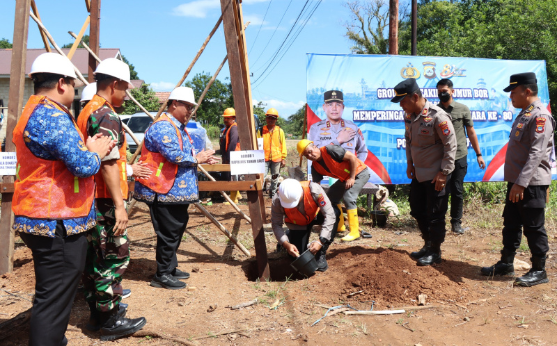 Warga Apresiasi Sumur Bor Desa Tanjung, Berharap Program Air Bersih Polres Tala Jangkau Lebih Banyak Desa