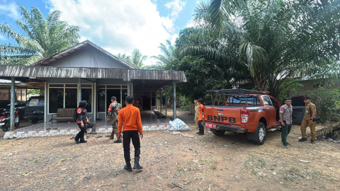 Heboh Petani di Desa Kandangan Baru Hilang, Hari Ini BPBD Tala Terjunkan Personel Gabung Warga Lakukan Pencarian