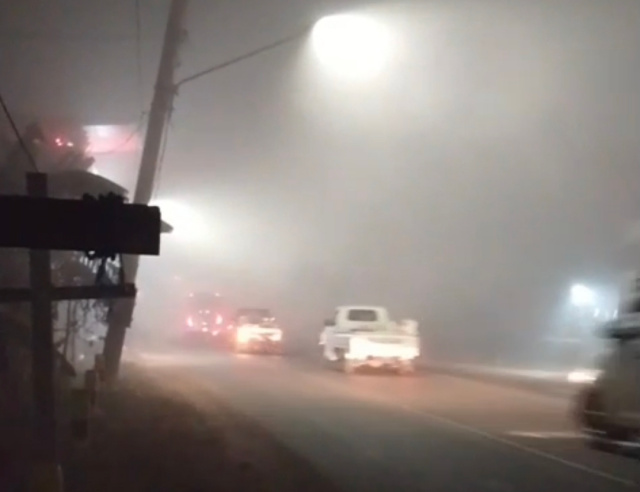 Kabut Asap Kembali Menebal, Jalur Pandahan–Pengayuan Mulai Melambat